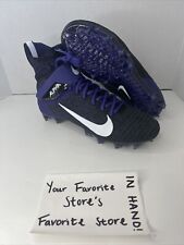 Nike Alpha Menace Elite 2 Flyknit Football Cleats Ravens BV2077-011 Size 10 RARE for sale  Shipping to South Africa