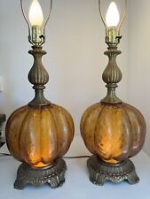 Pair vintage amber for sale  Hanford
