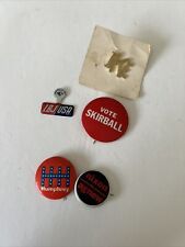 Vintage political pins for sale  Bryan