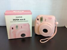 Cámara fotográfica instantánea Fuji Instax Mini 8 Fujifilm rosa/rosa probada funciona sin película segunda mano  Embacar hacia Argentina