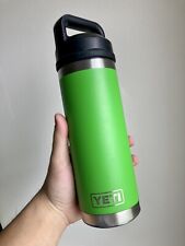YETI Rambler 18 oz Bottle Chug Cap Vacuum Insulated  Canopy Green Pre Owned Used for sale  Shipping to South Africa