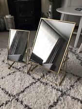 Gold table mirror for sale  BIRMINGHAM