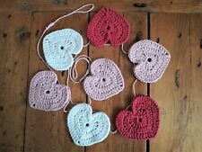Handmade crochet heart for sale  BIRMINGHAM