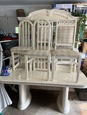 4 6 white dining chairs for sale  Hanover Park