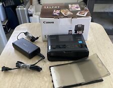 Used, Canon Selphy CP1300 Black 3.2" Display Wireless Wi-Fi USB Compact Photo Printer for sale  Shipping to South Africa