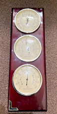 Brass wood hygrometer for sale  Shipping to Ireland