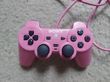 Controlador de choque doble rosa PS2 Playstation SCPH-10010 segunda mano  Embacar hacia Argentina