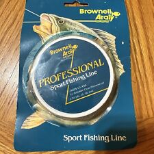 Used, Brownell Araty Professional Sport Fishing line 220 yds 15lb Tri-Polymer Clear Fl for sale  Shipping to South Africa