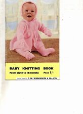 Baby knitting book for sale  CAMELFORD