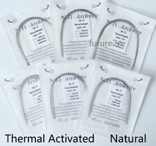 Dental Ortho Niti Thermal Activated Round Rectangular Arch Wire Natural Form for sale  Shipping to South Africa
