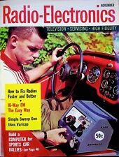ORDENADOR PARA COCHE DEPORTIVO - Radio - Revista Electrónica 1960 NOVIEMBRE VINTAGE  segunda mano  Embacar hacia Mexico