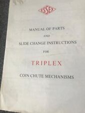 Essex Triplex coin mechanism coin change instructions for sale  Shipping to South Africa
