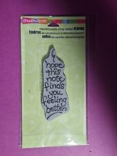 Stampendous grey cling for sale  LLANELLI