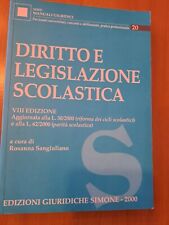 Diritto legislazione scolastic usato  Pescara
