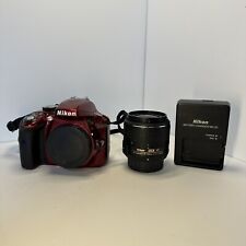 Usado, Cámara digital SLR Nikon D D3300 24,2 MP roja con AF-S DX VR II 18-55 mm (E1:4) LEER segunda mano  Embacar hacia Argentina