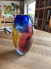 Mundgeblasene vielfarbige vase gebraucht kaufen  Dirmstein