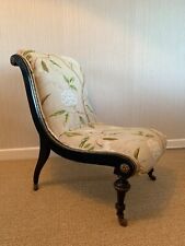 Victorian slipper chair for sale  LONDON