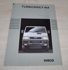 Iveco Turbo Daily 4x4 furgoneta camión folleto folleto ENG segunda mano  Embacar hacia Argentina