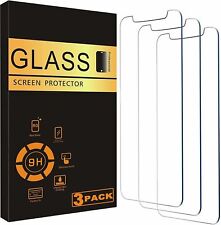 [3-Pack] iPhone 7 8 Plus X XS XR XS Max Premium Tempered Glass Screen Protector for sale  South El Monte