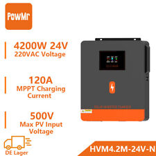 PowMr 4200W 24V Falownik solarny Hybrydowy czysty sinusoidalny Wbudowany MPPT 80A  na sprzedaż  Wysyłka do Poland