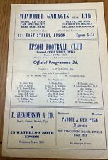 Epsom football club for sale  FLEET