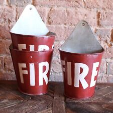 Vintage Fire Buckets - Rustic Wall Hanging Garden Planter Plant Pot - £25 Each for sale  Shipping to South Africa