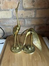 Pair vintage brass for sale  WARRINGTON