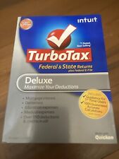 Turbotax 2012 deluxe for sale  Washington Crossing