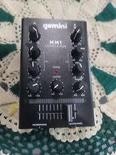Gemini MM1 Professional Audio 2-Channel DJ Mixer No Power Cord  for sale  Shipping to South Africa