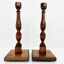 Wooden candlesticks holders for sale  STAMFORD