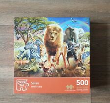 Angolo Pezzo Safari Animali Puzzle 500 PEZZI 100% Completo. GRANDE regalo di Natale, usato usato  Spedire a Italy