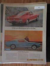 Mustangadv advertisement 1967 for sale  Utica