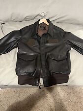 Leather flight jacket for sale  Brandon