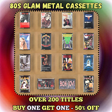 CONSTRUYE TU PROPIO LOTE CINTAS DE CASETE METAL GLAM AÑOS 80 GNR Motley Crue KISS Def Leppard segunda mano  Embacar hacia Argentina