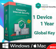 Kaspersky Internet Security 1 dispositivo 1 año - 2022 para Mac y PC segunda mano  Embacar hacia Mexico
