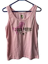 Regata John Deer feminina rosa tamanho G cowgirl glitter gráfico licenciada, usado comprar usado  Enviando para Brazil