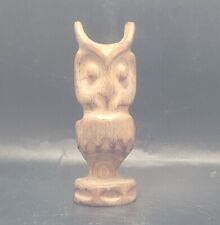 Copeland Signed Hand Carved Wood Horned Owl Sculpture Original Sticker 1916-2000 for sale  Shipping to South Africa