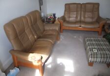 Two leather ekornes for sale  BINGLEY