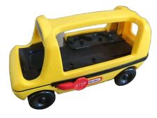 Vintage Little Tikes Toddle Tots Gruby żółty autobus szkolny Made In USA, używany na sprzedaż  Wysyłka do Poland