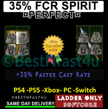 S6 LADDER- Spirit 35FCR 35% FCR Perfect PC-XBOX-PS4-PS5-SWITCH Diablo 2 Res D2R, usado comprar usado  Enviando para Brazil