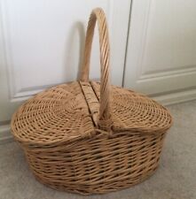 Vintage oval wicker for sale  LINCOLN