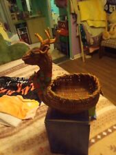 Deer basket vintage for sale  Dawson