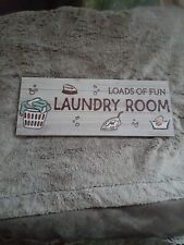 Laundry wooden sign for sale  MARKET RASEN