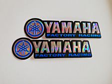 TOP 2 pegatinas Yamaha, pegatinas, azules, deportes de motor Biker Racing Motocross, usado segunda mano  Embacar hacia Argentina