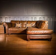 Leather seater corner for sale  SIDMOUTH