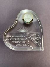 Engraved heart crystal for sale  Altamonte Springs