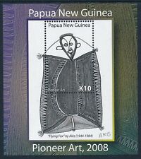 2008 Papúa Nueva Guinea Pioneer Art Part I K10 mini hoja fina como nueva sin montar o nunca montada segunda mano  Embacar hacia Argentina