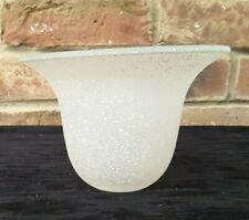 Glass lampshade white for sale  BRADFORD