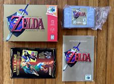 CIB Legend of Zelda Ocarina of Time Collector's Edition N64 inserção completa 1998 comprar usado  Enviando para Brazil