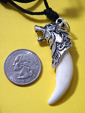 Wolf amulet necklace for sale  Tucson